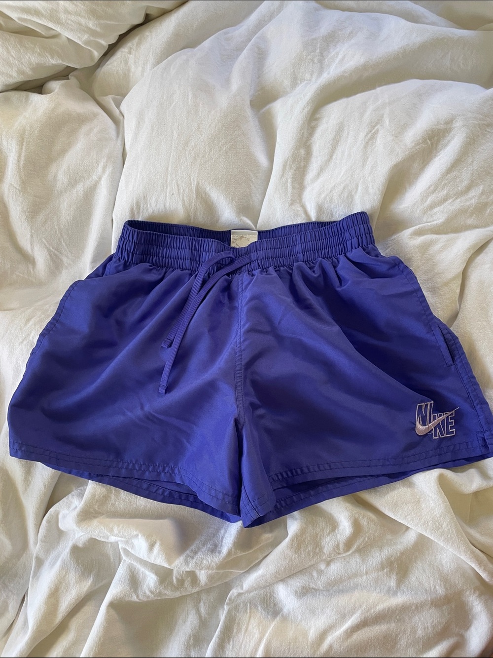 Nike Women's Deep Purple Running Shorts with Drawstring